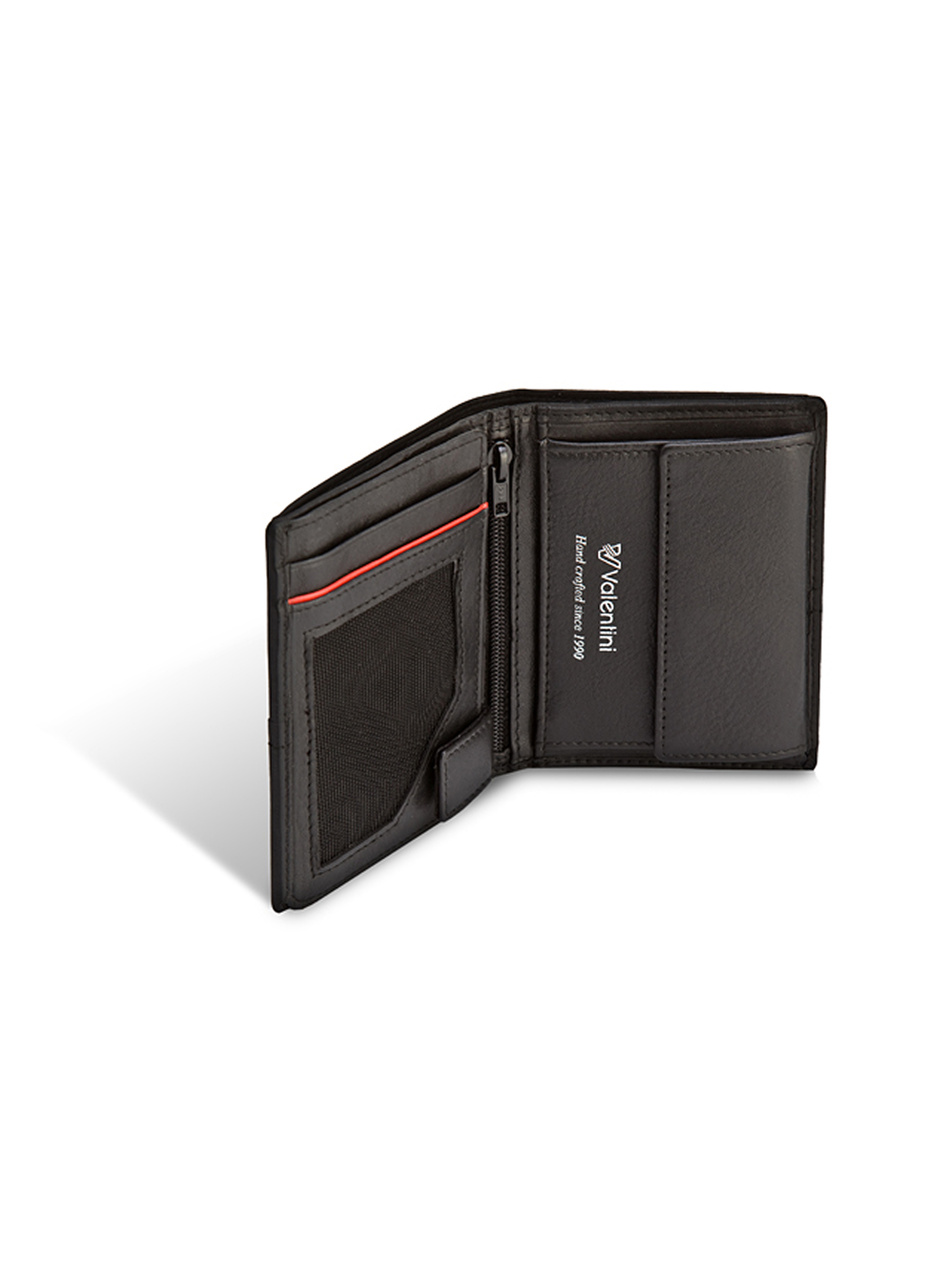 Valentini Black & Red Diamond Herrengeldbörse 213 schwarz