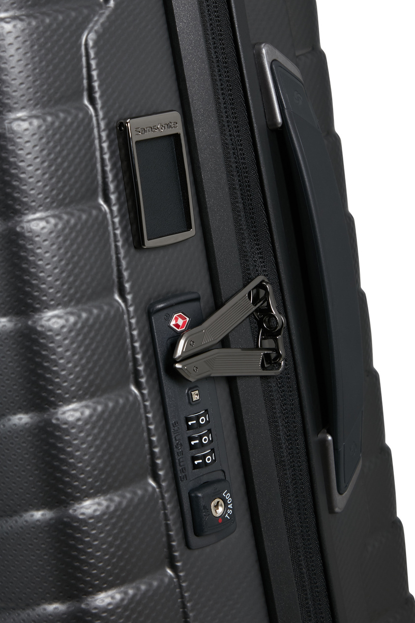 Samsonite Proxis 55cm Handgepäckkoffer, erweiterbar silber