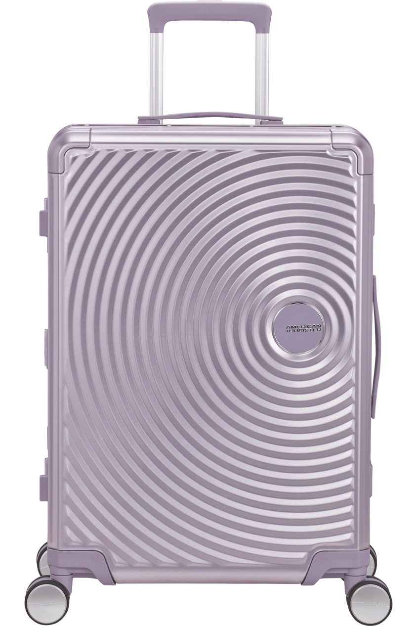 American Tourister Soundbox Alu Koffer 68cm Lila