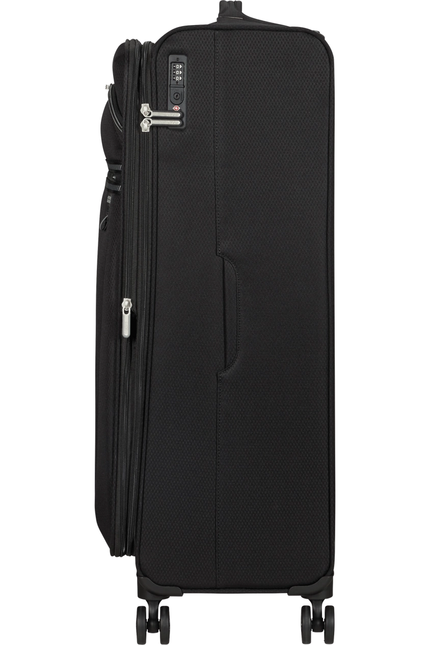 Walizka American Tourister Aerospin 80 cm powiększana czarna