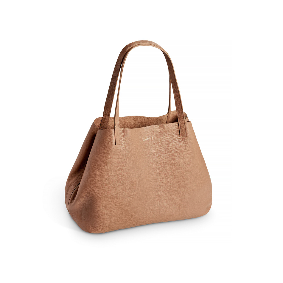 Valentini Paola 2553 Karamellfarbener Leder Shopper