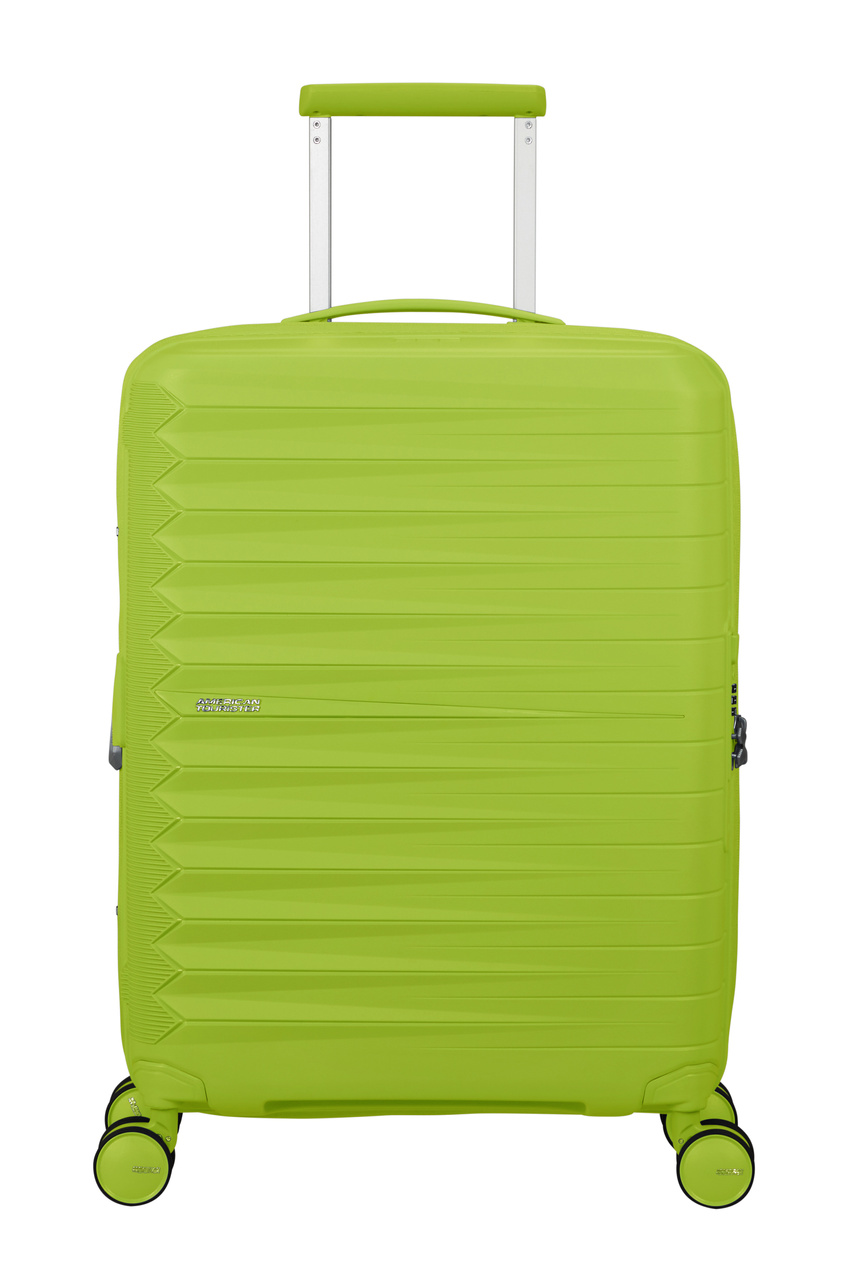 Walizka kabinowa American Tourister Fastforward 55cm powiekszana limonkowa