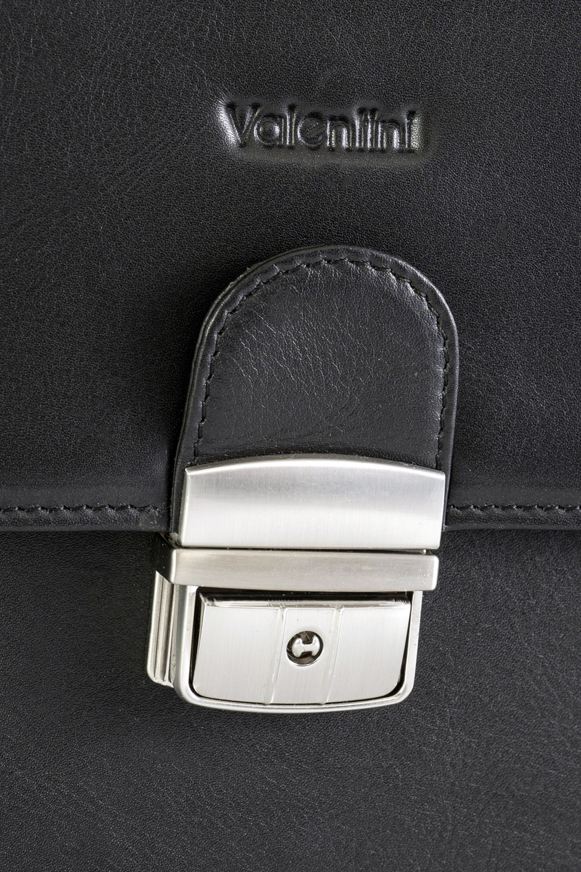 Valentini Ambassador 605 Aktentasche aus Leder, schwarz