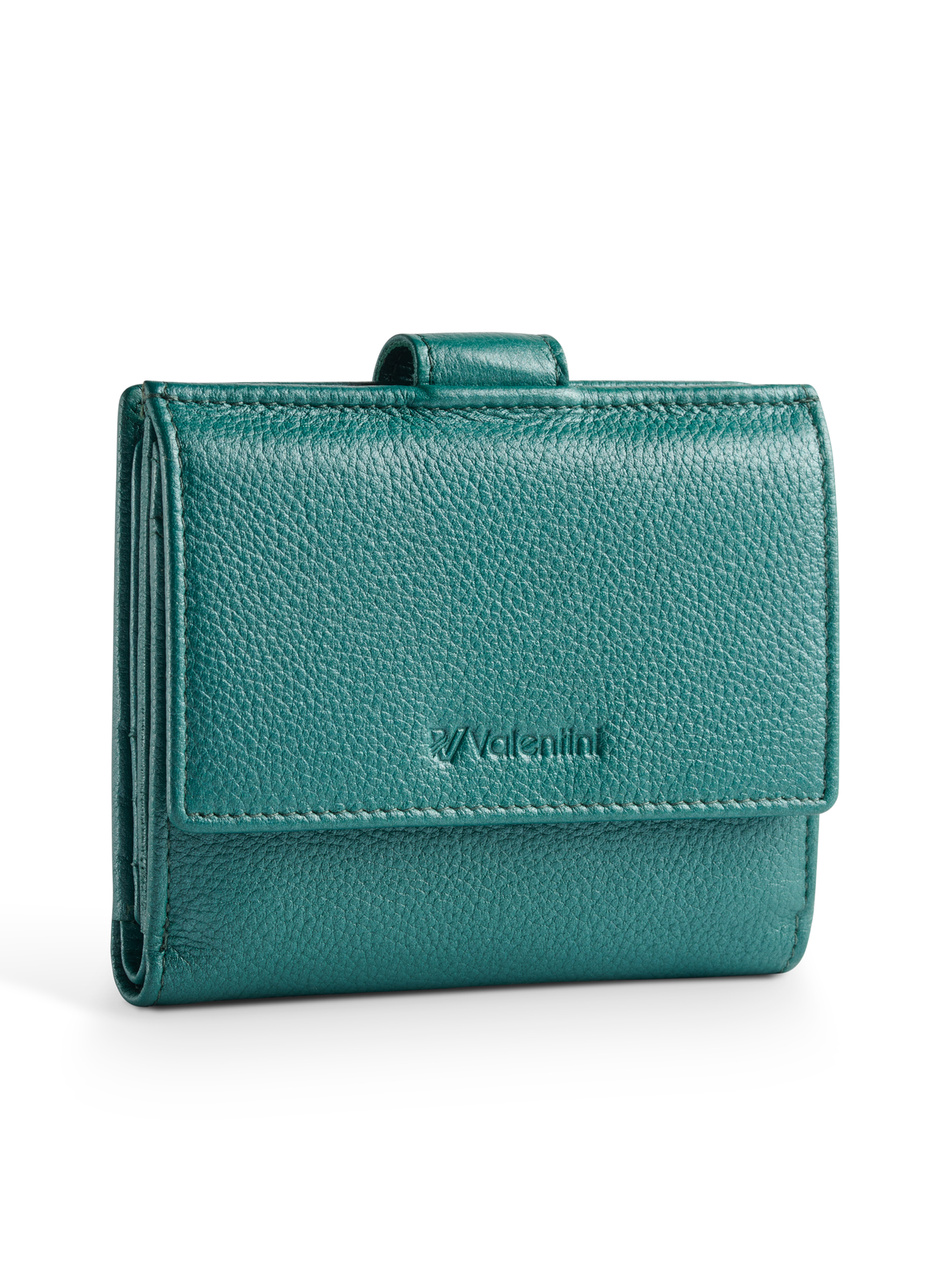 Valentini Damengeldbörse Metallic 447 grün