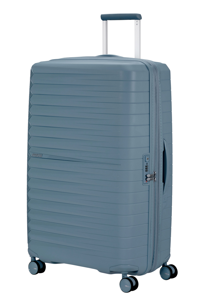  American Tourister Fastforward Koffer 78cm Ausziehbar Grau