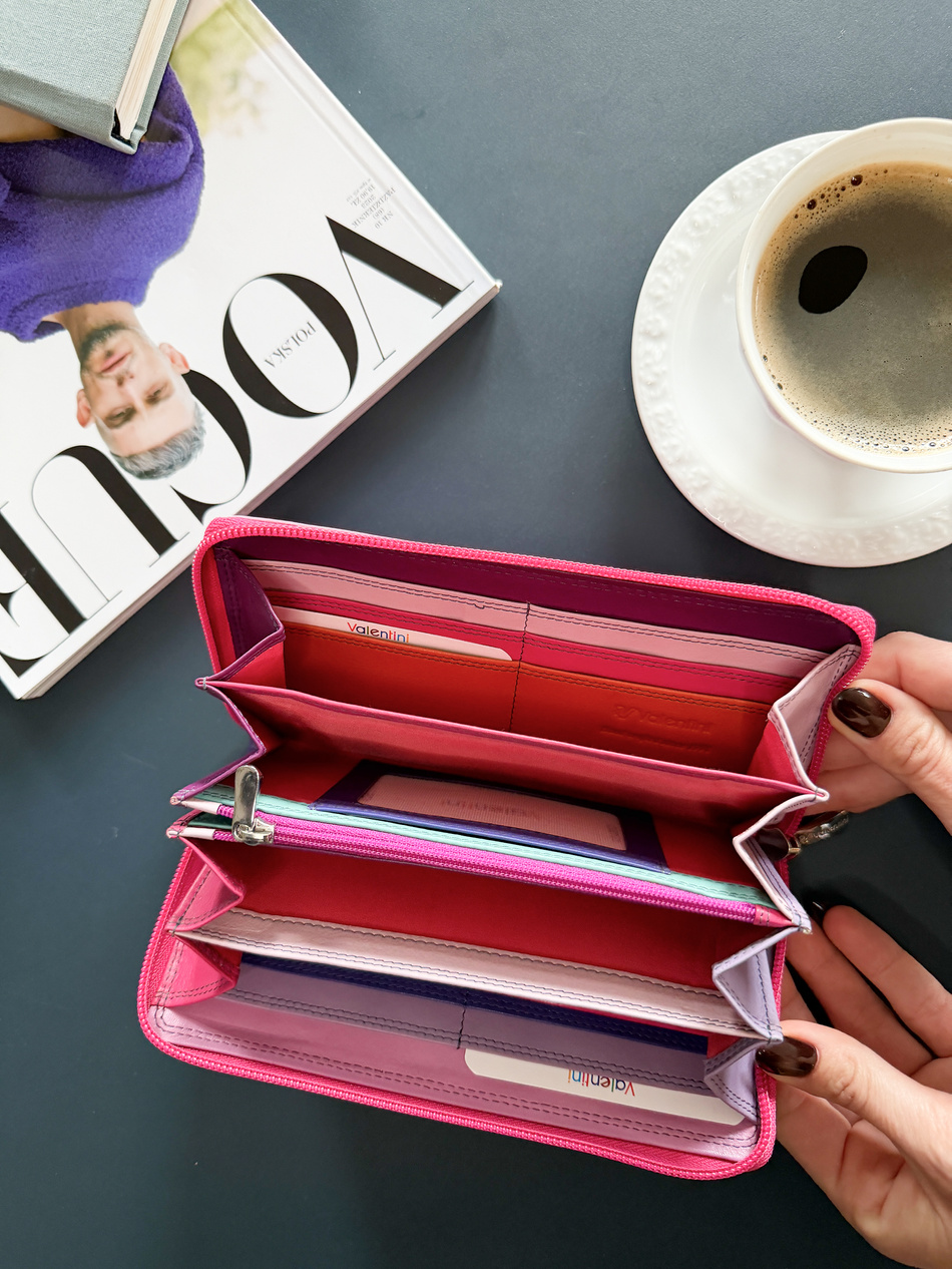 Valentini Colors Damen Portemonnaie 866 lila