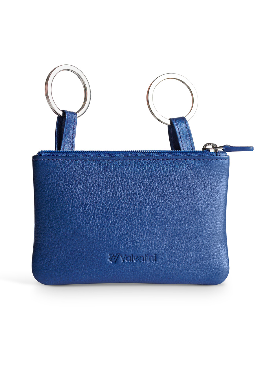 Valentini Metallic 328 blau Schlüsseletui