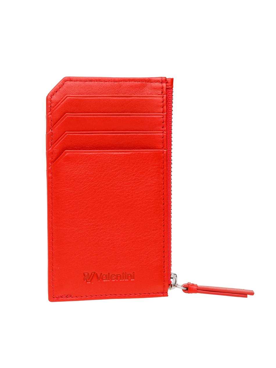 Etui na karty i dokumenty Valentini Metallic 101 czerwone